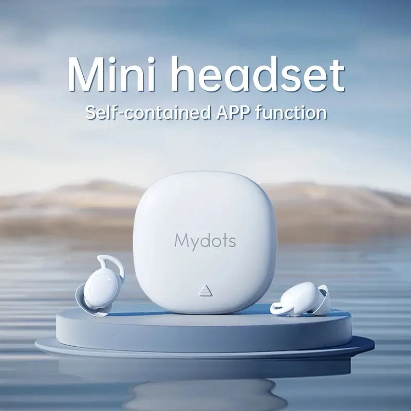 2024 NEW Wireless Mini Sleep Bluetooth Earbuds APP Headphones Noise Cancelling Earphone Invisiable Headset Music For All Phones