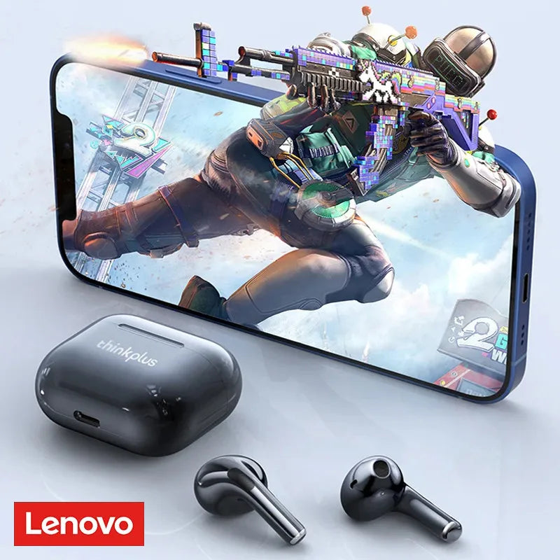 Lenovo LP40 NEW TWS Wireless Bluetooth V5.0 Earphones Noise Reduction Sport Headphones Ipx4 Waterproof Touch Control Earbuds